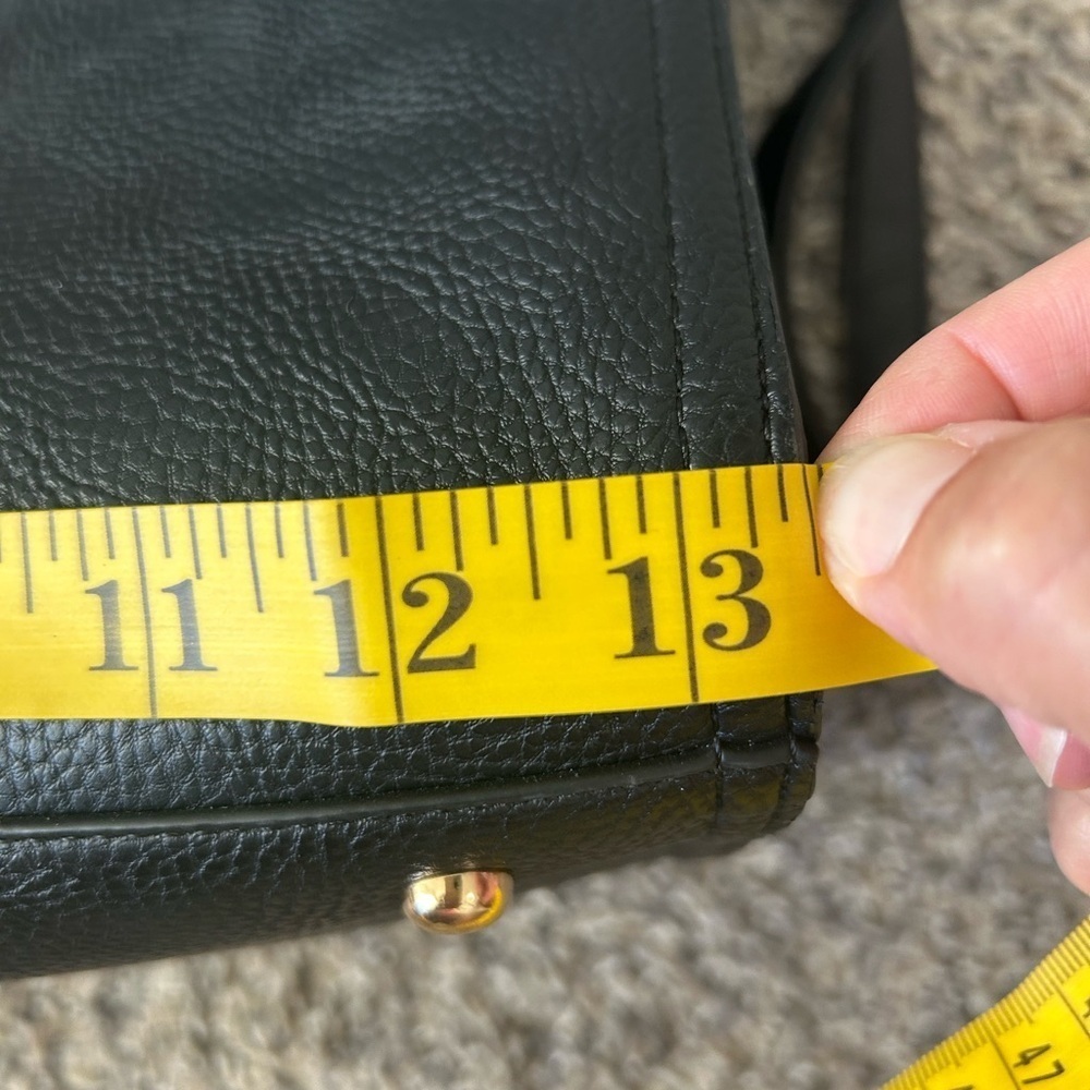 Dasein like new condition black large 13”x10.5”x5” handheld/shoulder purse - Picture 9 of 11